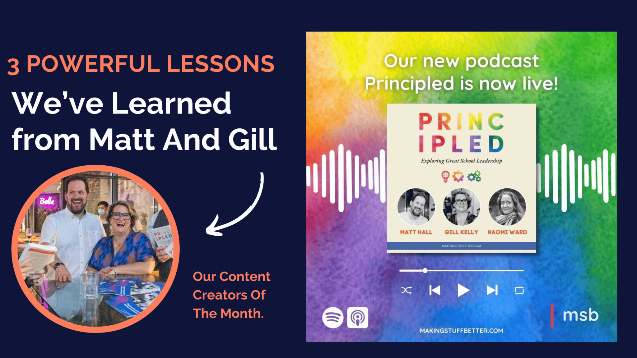 3 Powerful Lessons We’ve Learned From Matt And Gill, Our Content Creators Of The Month